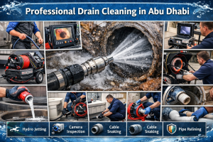 Drain cleaning services in Abu Dhabi by Eagle Trends General Maintenance